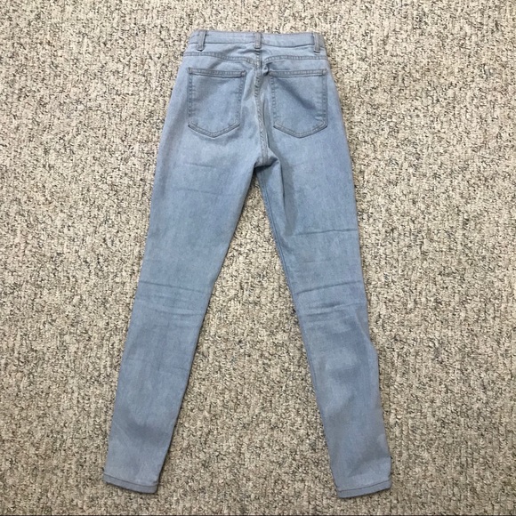 Light Blue Skinny Jeans - Picture 2 of 6